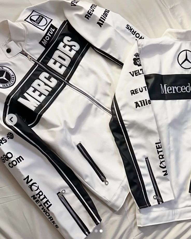 Mercedes Leather Jacket – LUFERS F1 Edition
