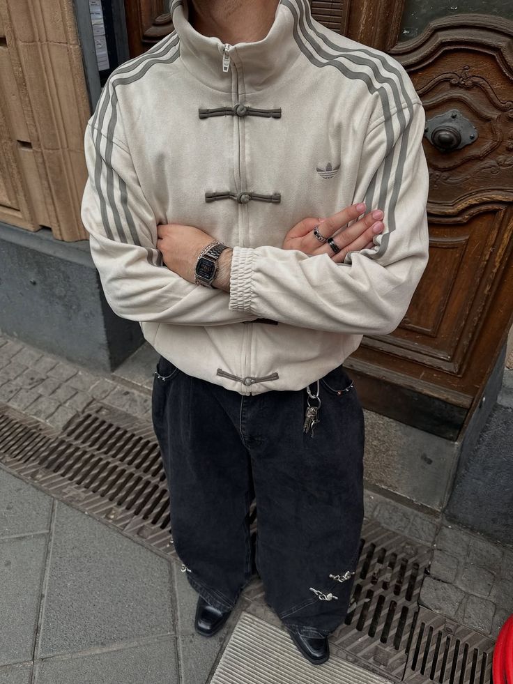 CNY-Inspired Premium White Suede Streetwear Jacket - LUFERS