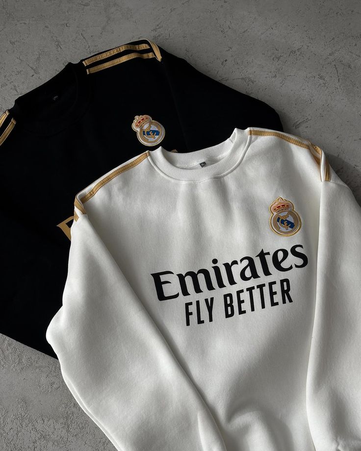 Real Madrid White Sweatshirt - LUFERS