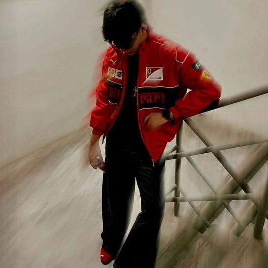 Red Ferrari Scuderia Jacket | Ultra-Limited | LUFERS® F1 Edition