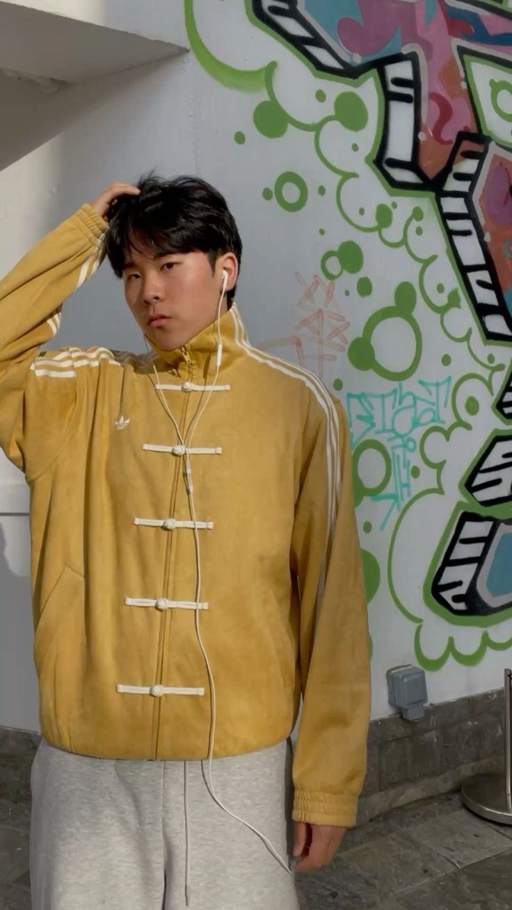 Yellow Adidas CNY Jacket - LUFERS