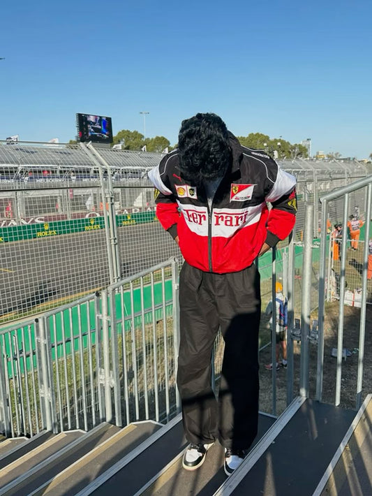 The Tri-Color Ferrari Jacket | Ultra-Limited | LUFERS® F1 Edition