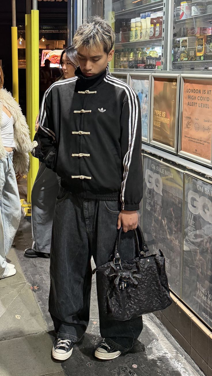 CNY-Inspired Premium Black Suede Streetwear Jacket - LUFERS