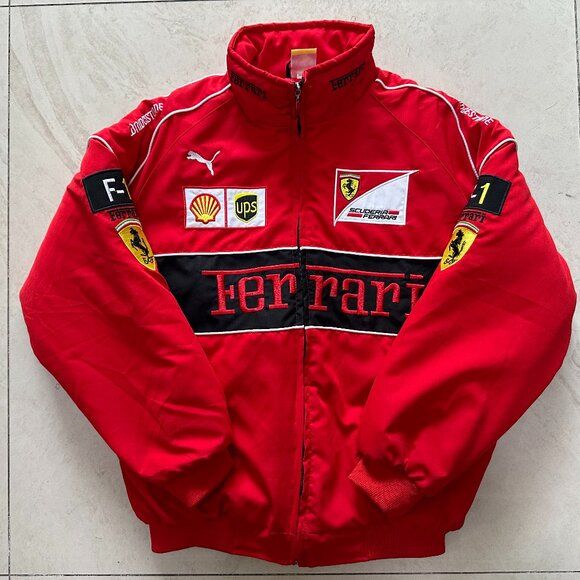 Red Ferrari Scuderia Jacket | Ultra-Limited | LUFERS® F1 Edition