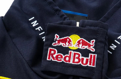 Red Bull Racing Jacket – NAVY BLUE | Embroidered | LUFERS® F1 Edition