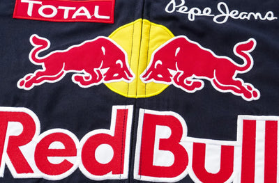 Red Bull Racing Jacket – NAVY BLUE | Embroidered | LUFERS® F1 Edition