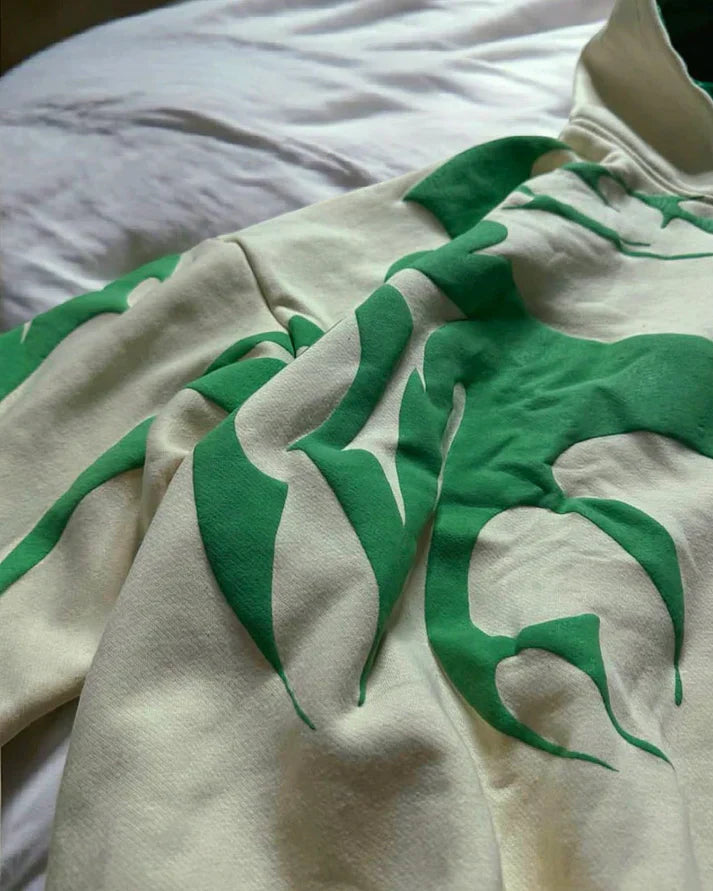 Tribal Shadow Depth Oversized Hoodie | LUFERS® Stylish Streetwear