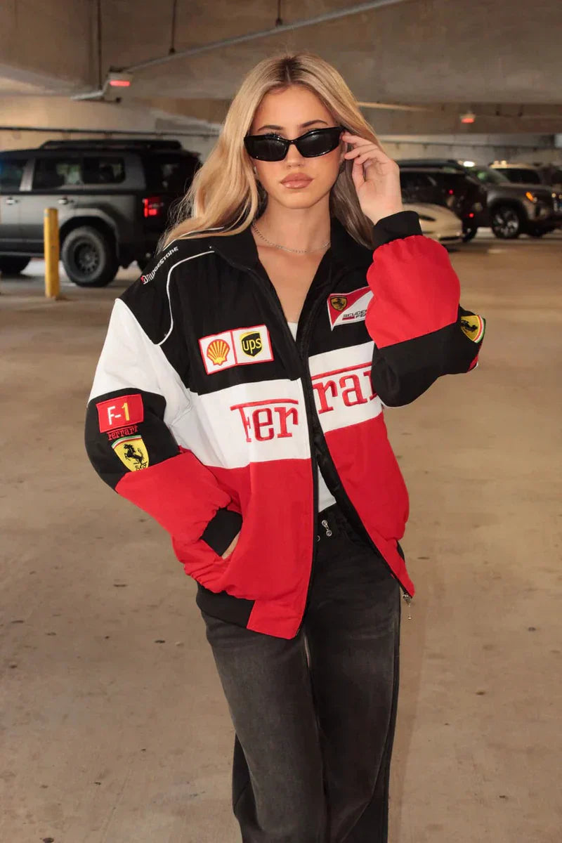 The Tri-Color Ferrari Jacket | Ultra-Limited | LUFERS® F1 Edition