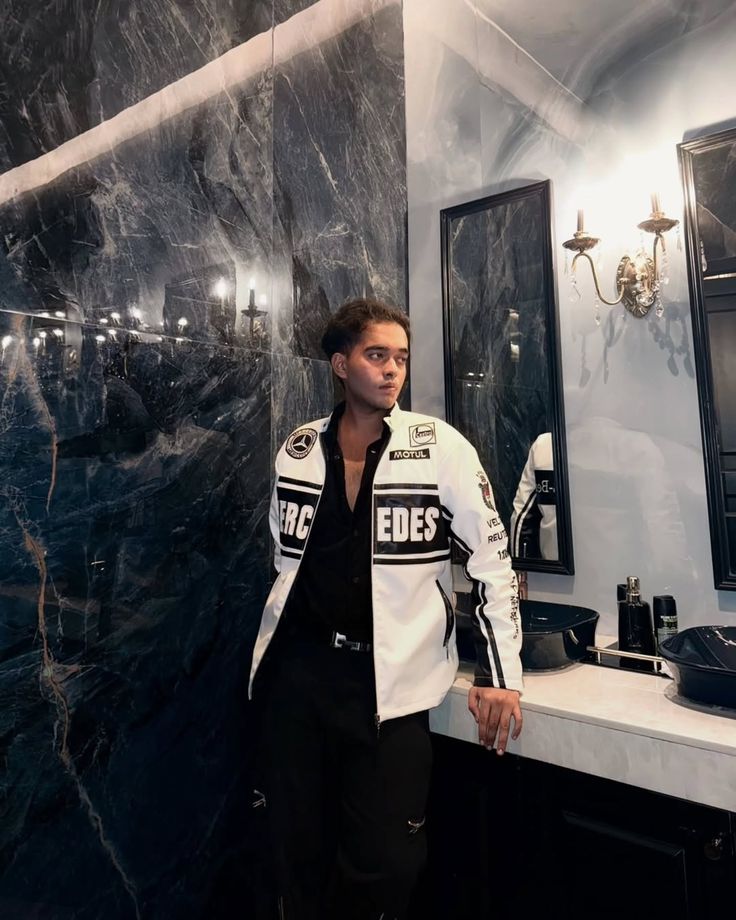 Mercedes Leather Jacket – LUFERS F1 Edition