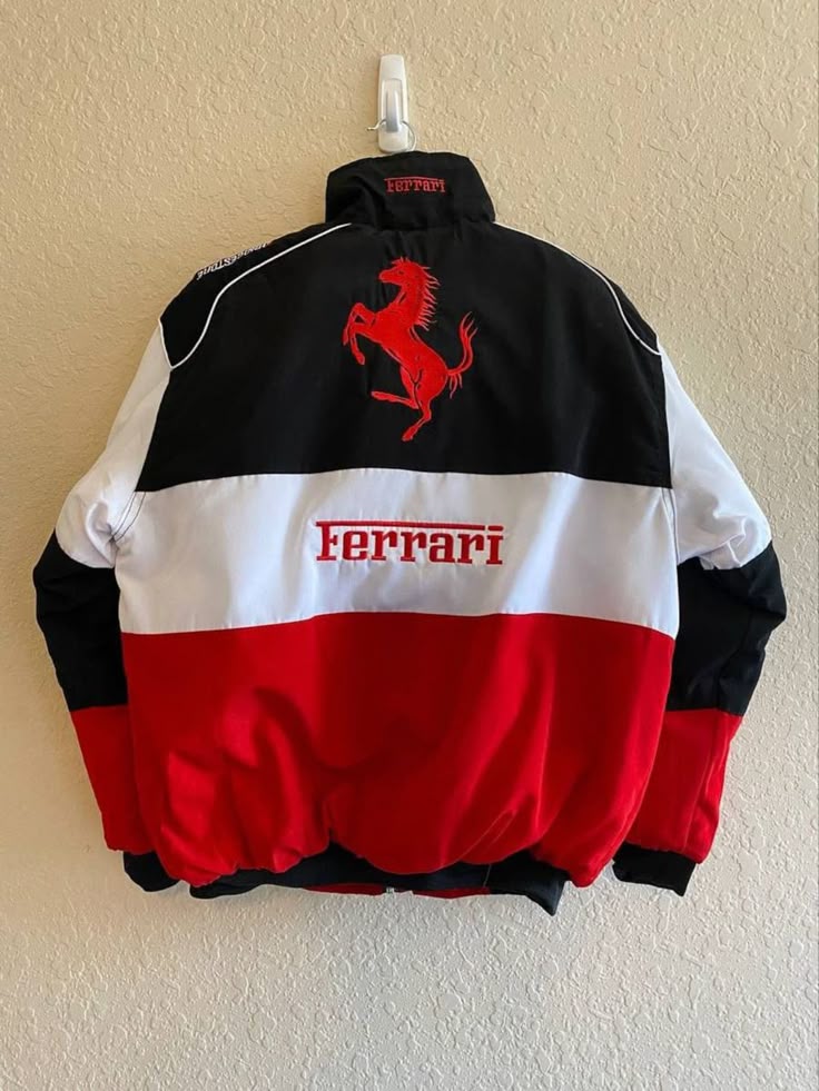 The Tri-Color Ferrari Jacket | Ultra-Limited | LUFERS® F1 Edition